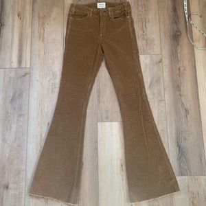 High waisted corduroy bells